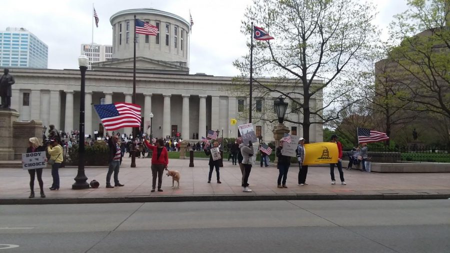 Ohio anti-lockdown protest